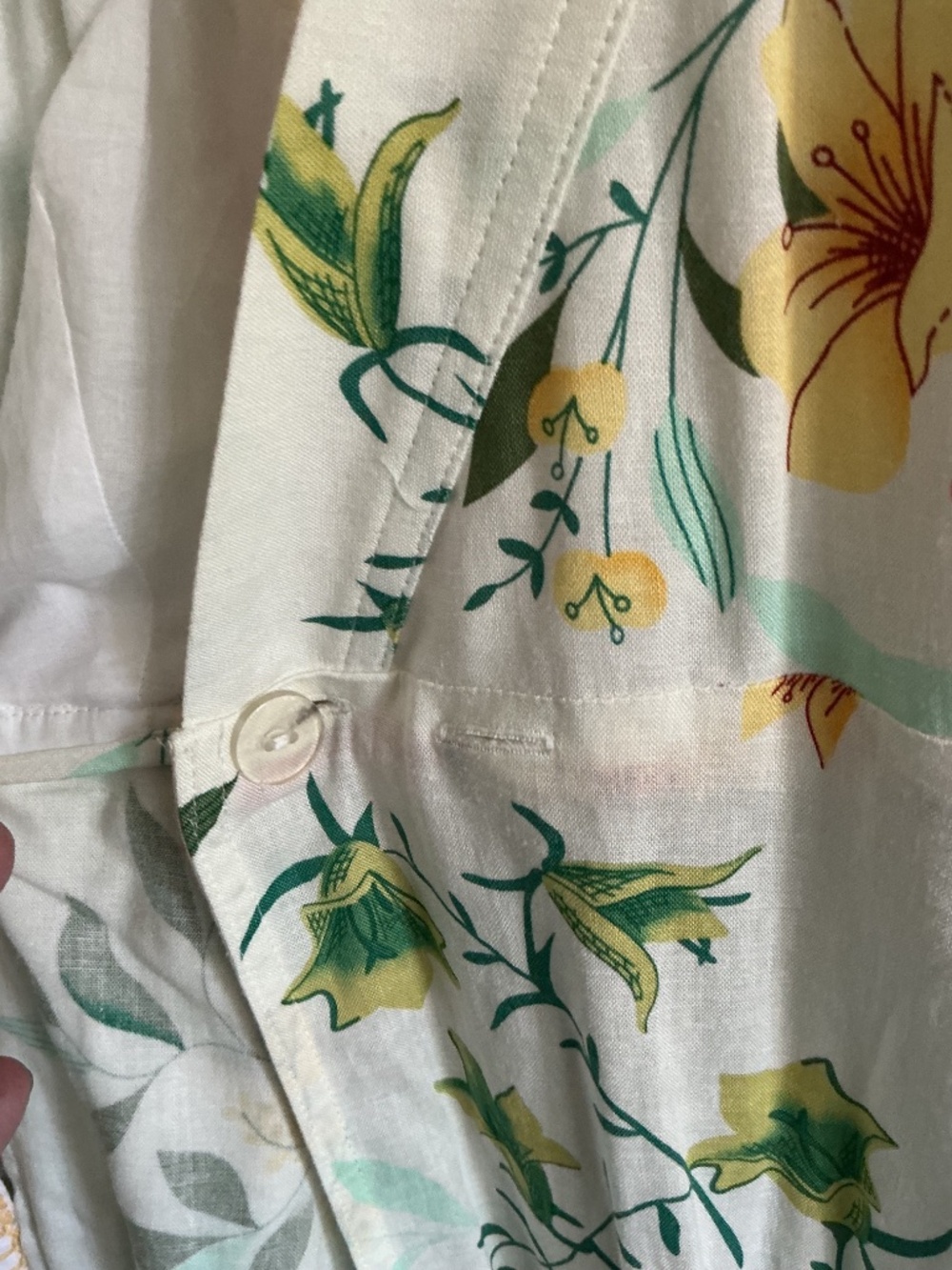 Floral Wrap Dress w/ pockets - XXL - Picture 7 of 8